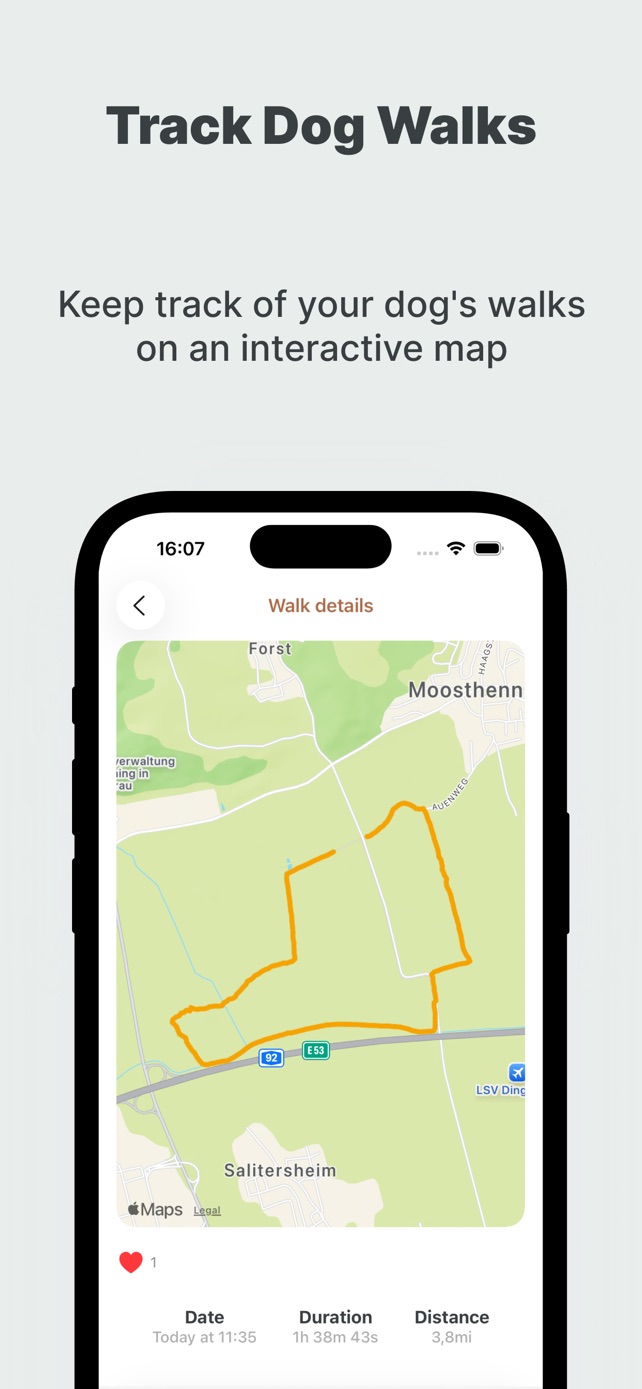 Furry Walking App Store screenshot 1 of 3