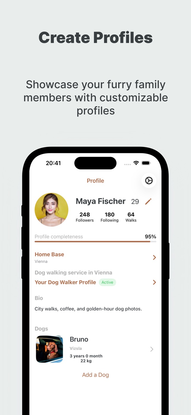 Furry Walking App Store screenshot 2 of 3