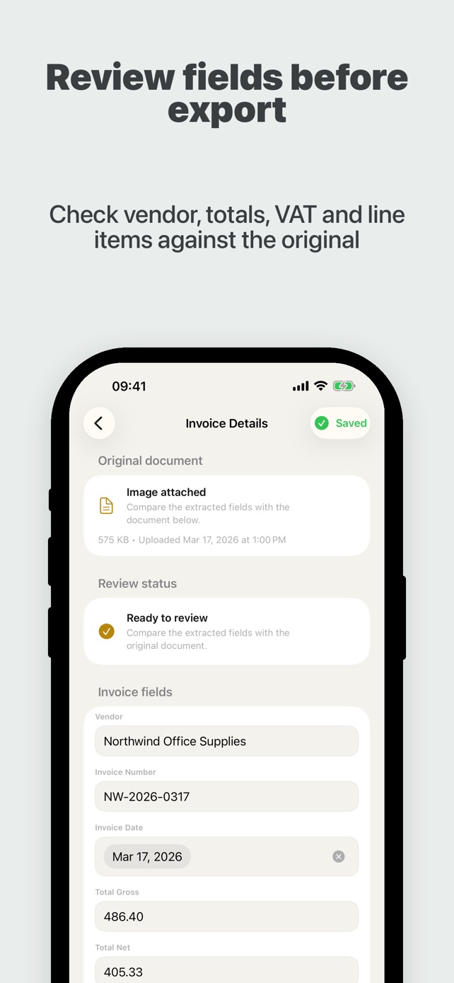 Invoistr App Store screenshot 2 of 3